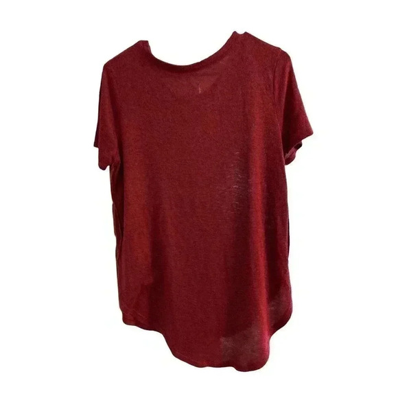 MUDD SIZE MEDIUM BURGUNDY LIGHT SWEATER - Picture 3 of 3